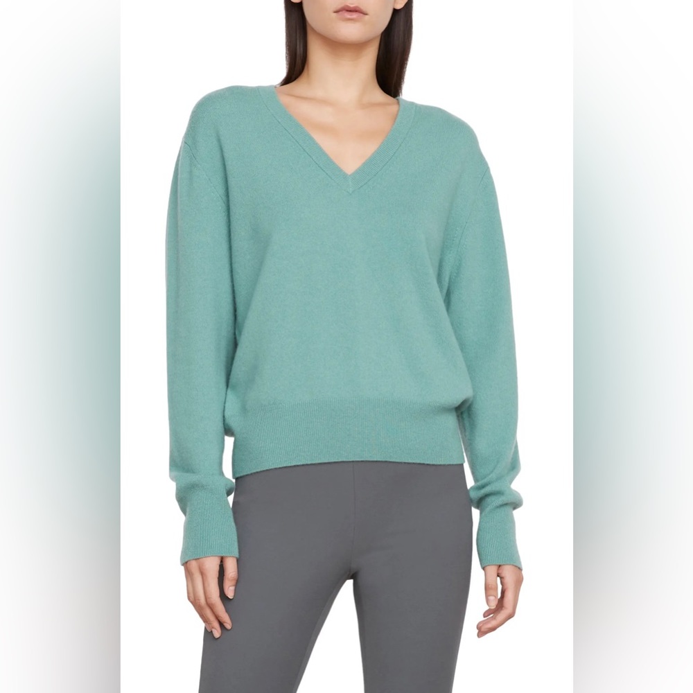 VINCE Cashmere and Wool V-neck Sweater